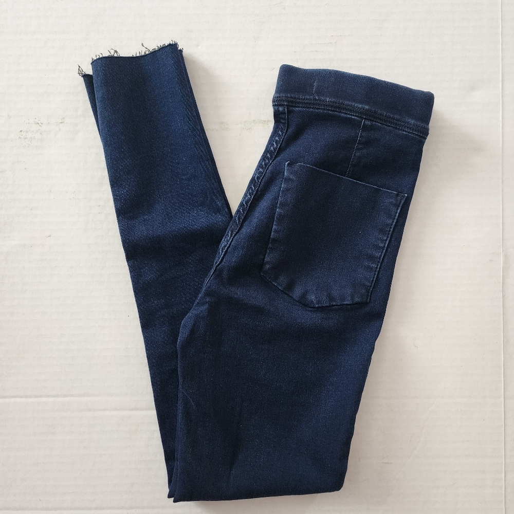Free People Jeans Womens 24 Blue Skinny Stretch Low Rise Denim 2 Pockets